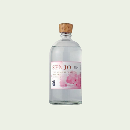 Senjo Sakura Gin 700ml - Japanese Cherry Blossom Gin | Kuraichi Senjo Sakura Gin 700ml - Japanese Cherry Blossom Gin | Kuraichi